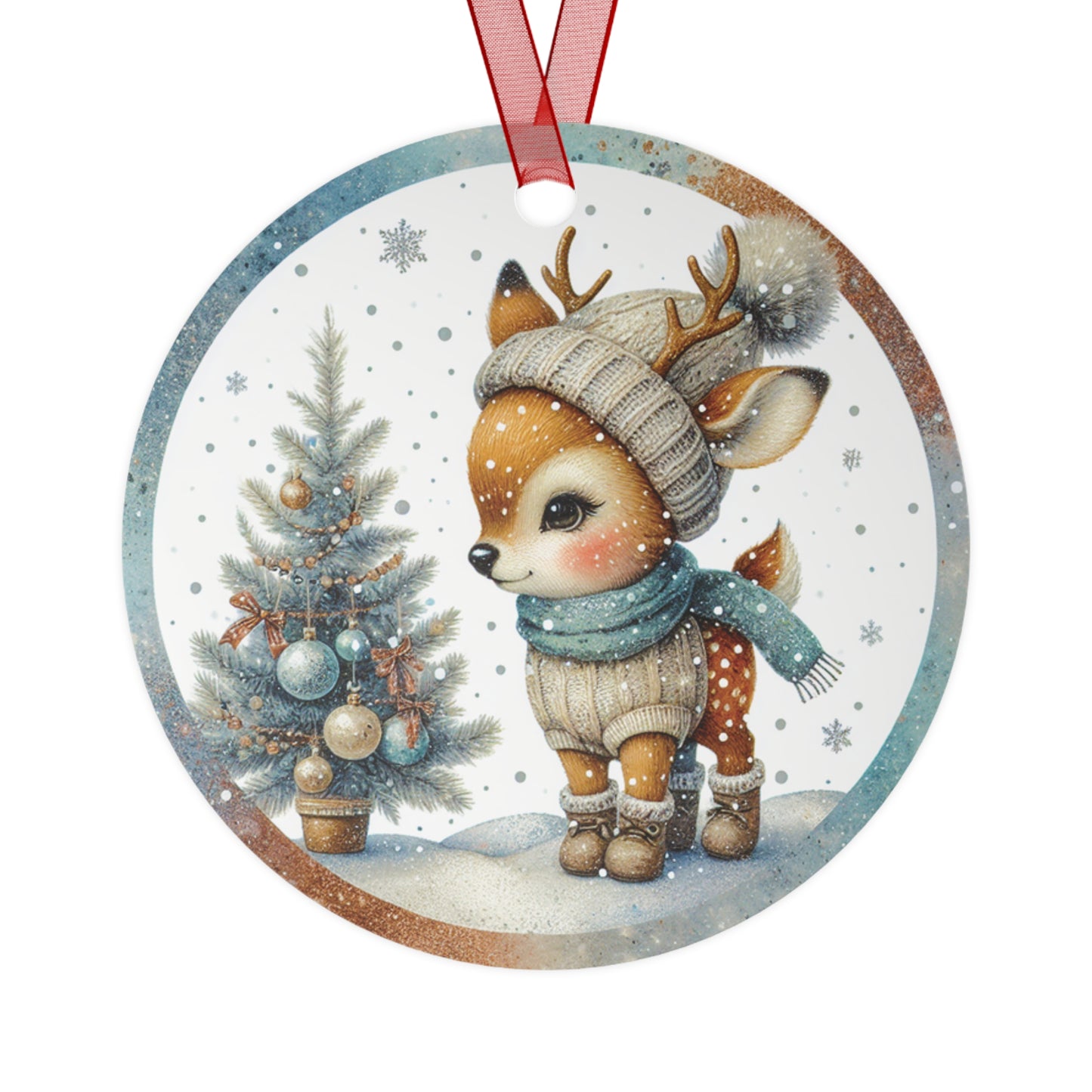 Vintage Deer Ornament