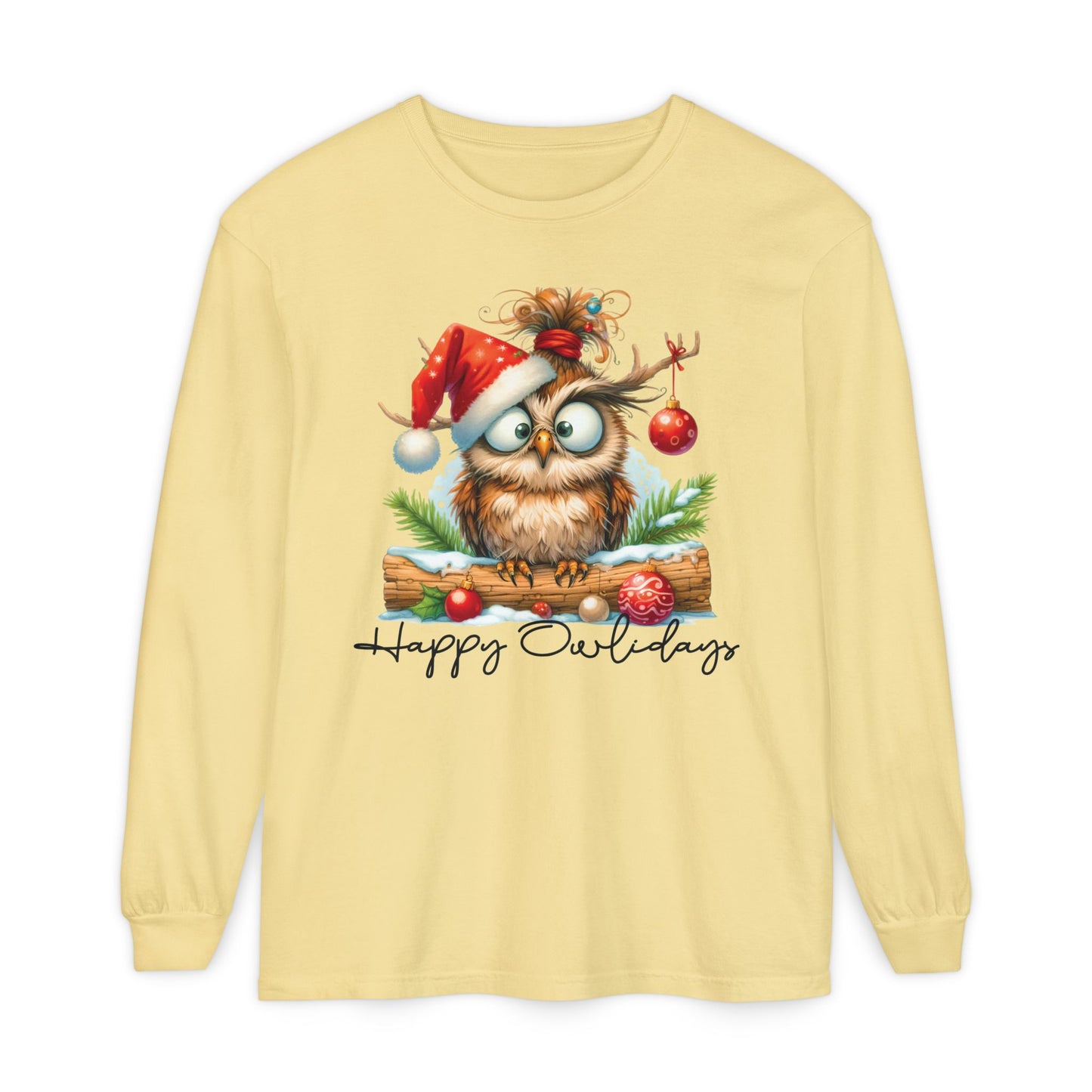 Happy Owlidays Long Sleeve