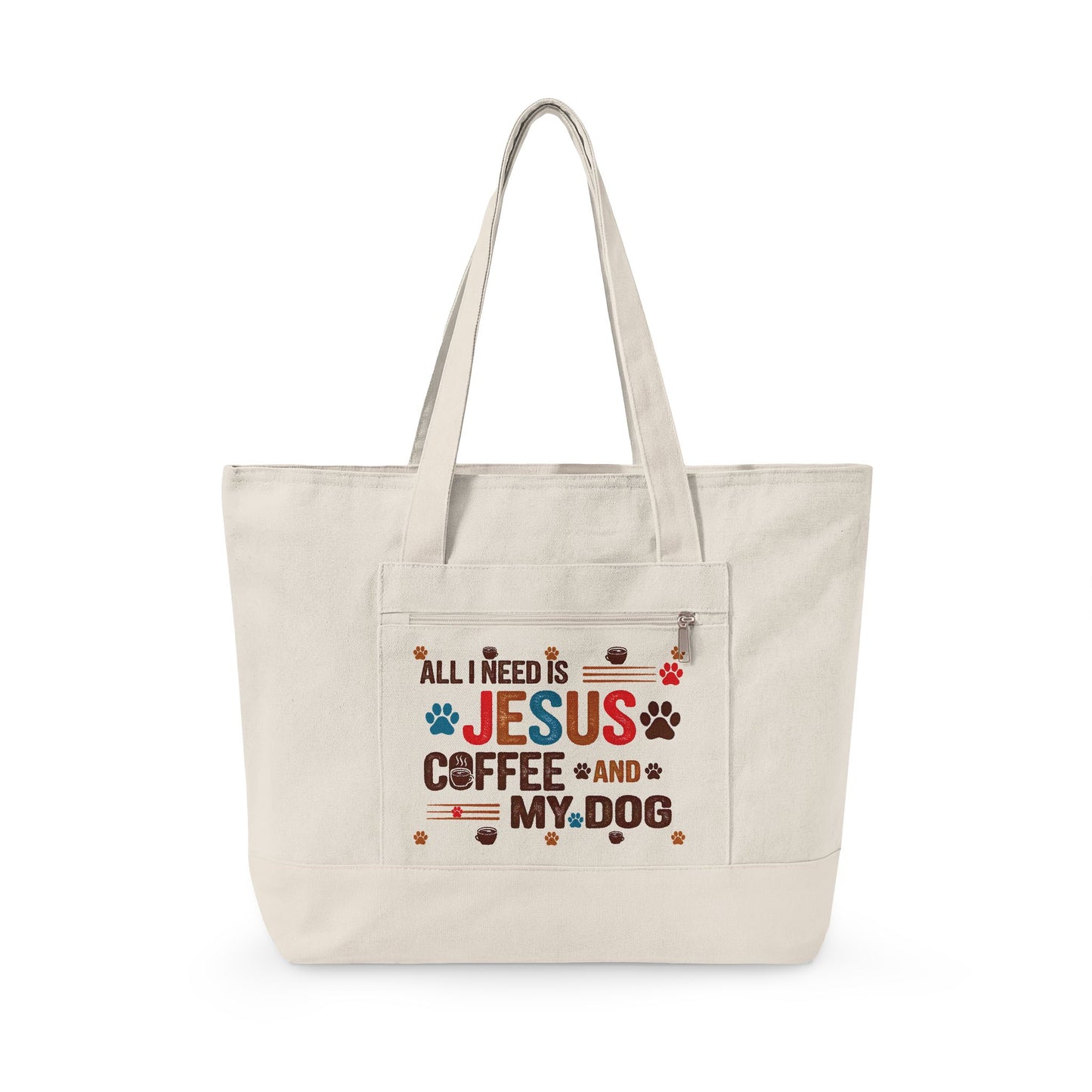 All I Need Canvas Tote