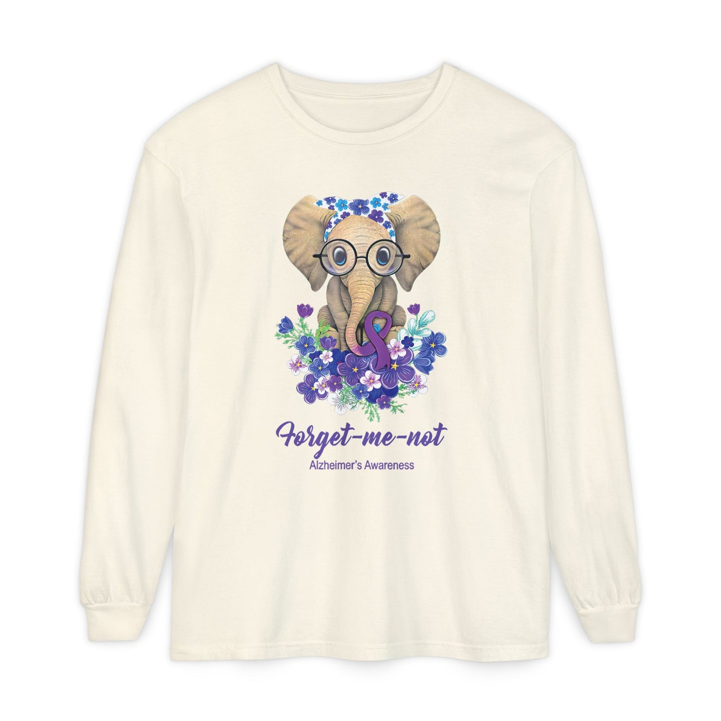 Alzheimer's Awareness Forget-Me-Not Long Sleeve