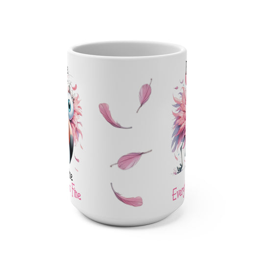 I'm Fine Flamingo Mug