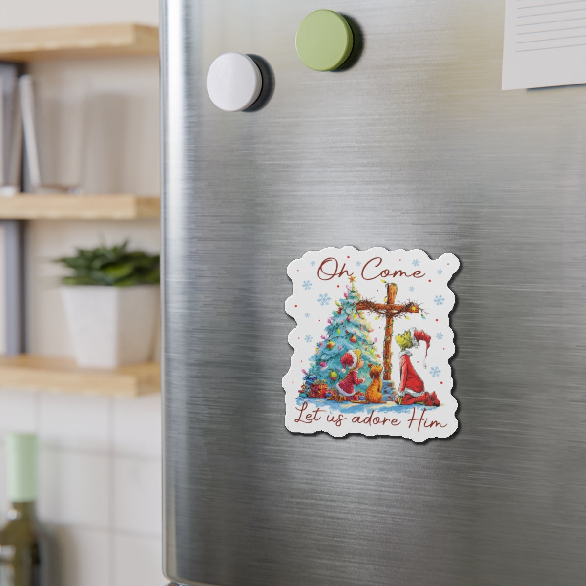 Let Us Adore Him Magnet