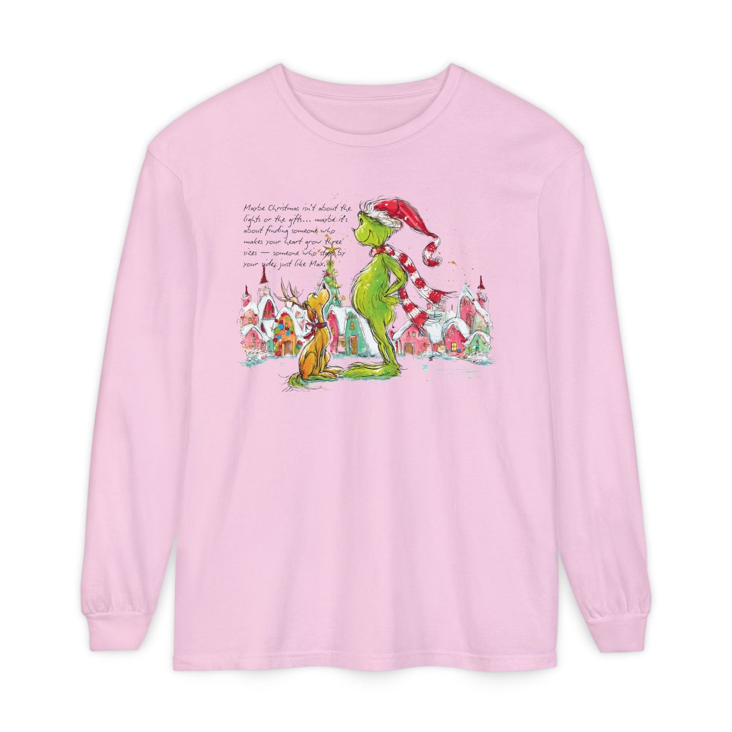 Grinch Heart Long Sleeve