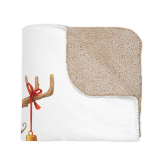 Happy Owlidays Sherpa Blanket