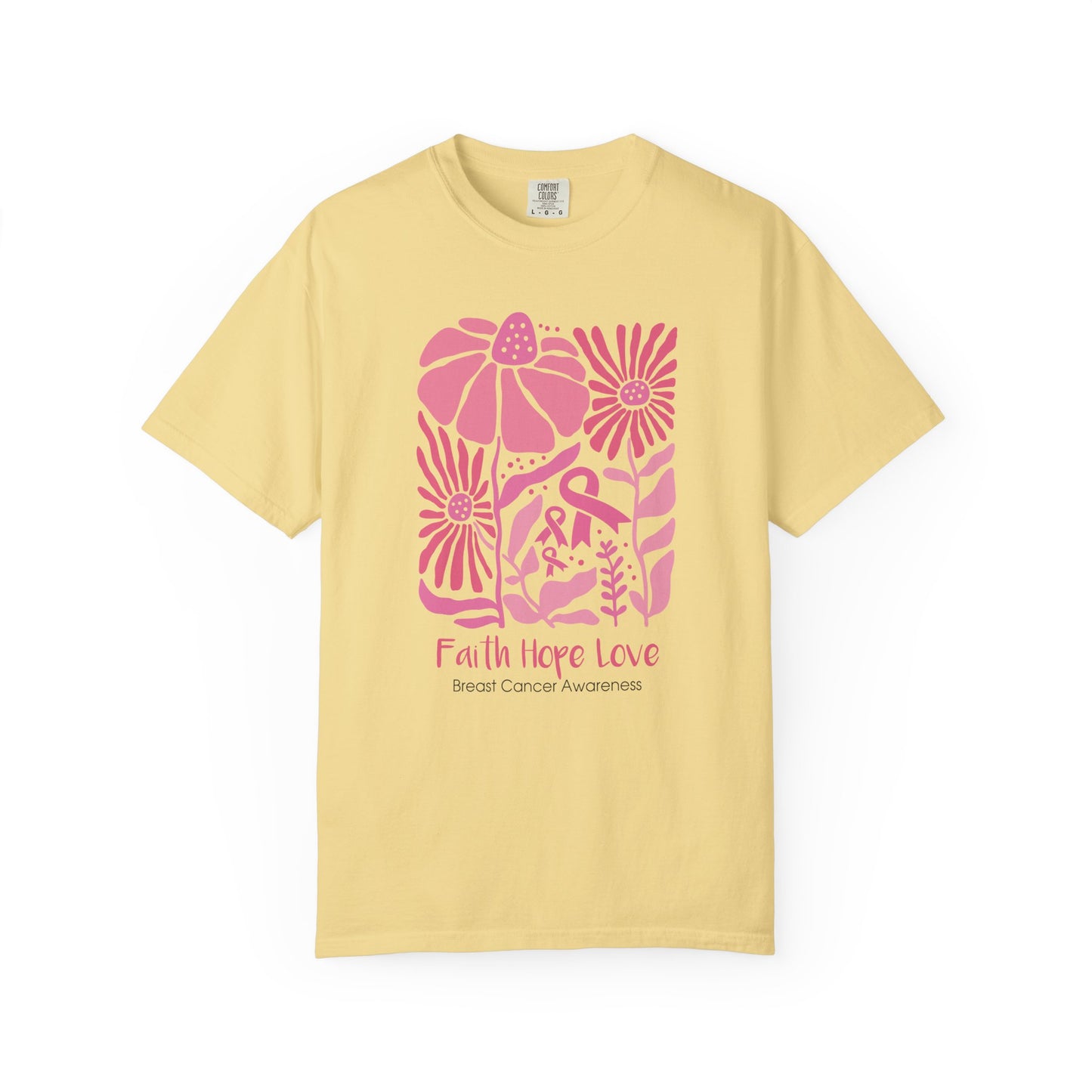 Breast Cancer Faith Hope Love T-shirt