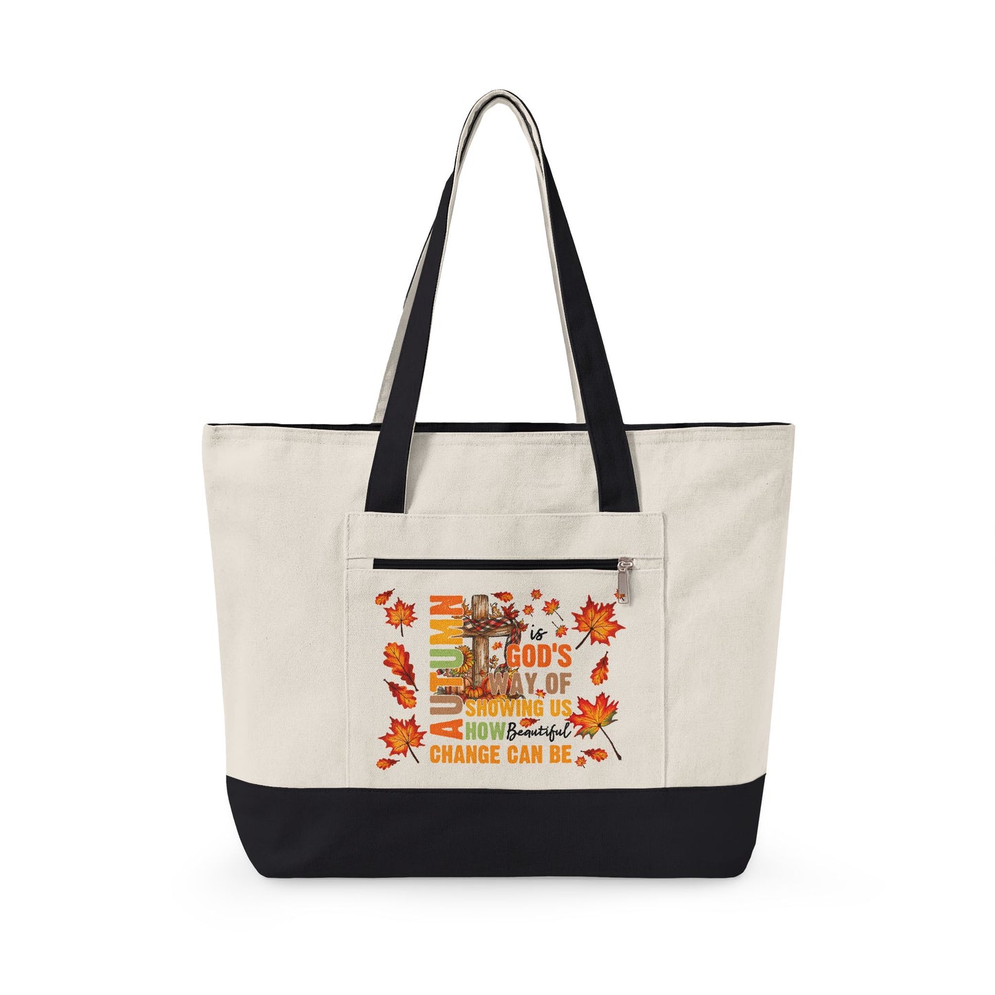 Change Is Beautiful Canvas Tote