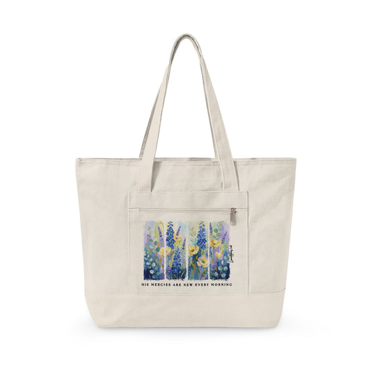His Mercies Canvas Tote