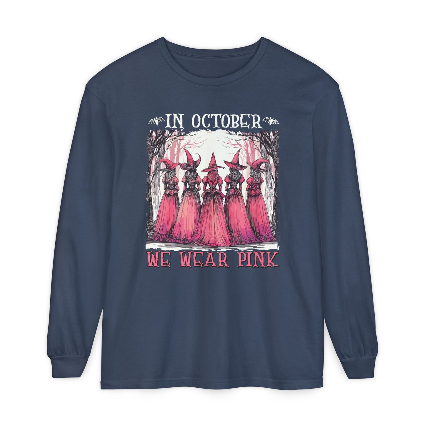 Breast Cancer We Wear Pink Long Sleeve