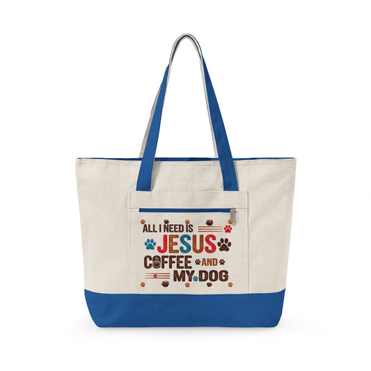 All I Need Canvas Tote