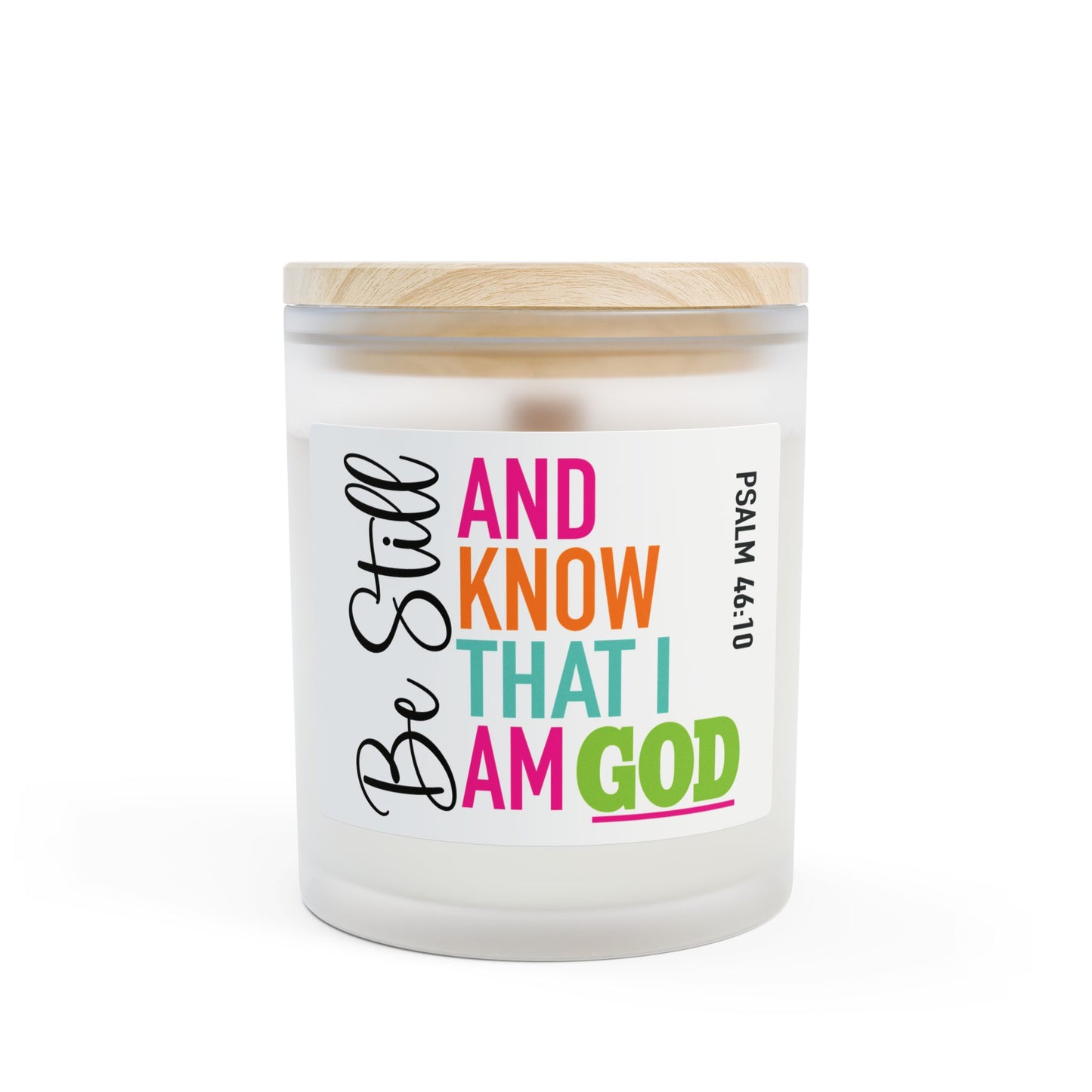 Be Still & Know Candle
