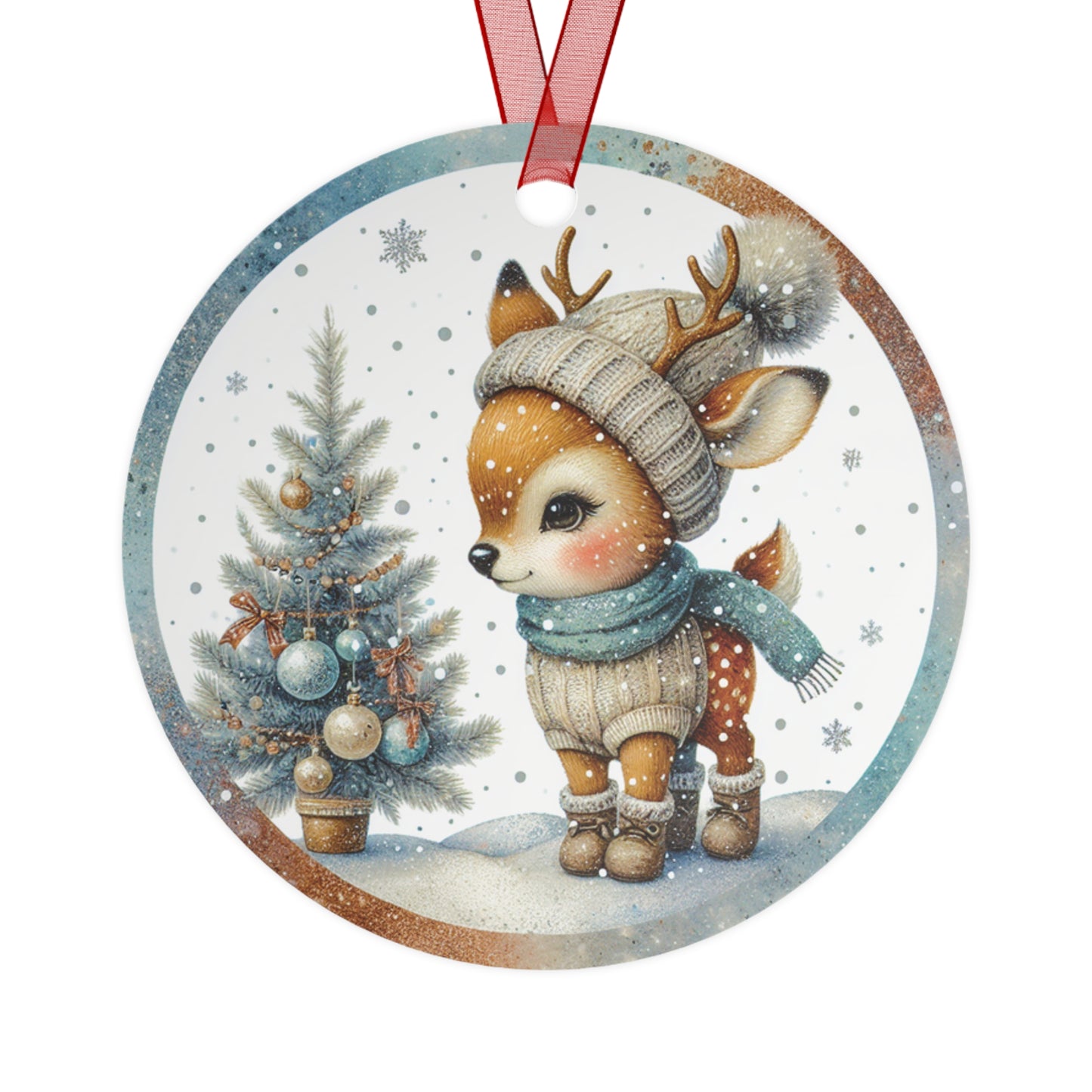Vintage Deer Ornament