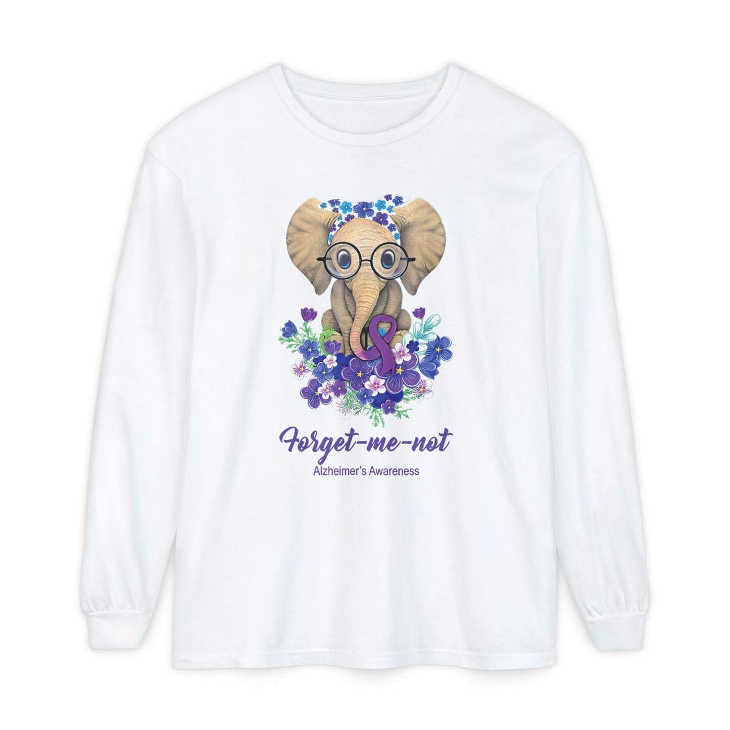 Alzheimer's Awareness Forget-Me-Not Long Sleeve