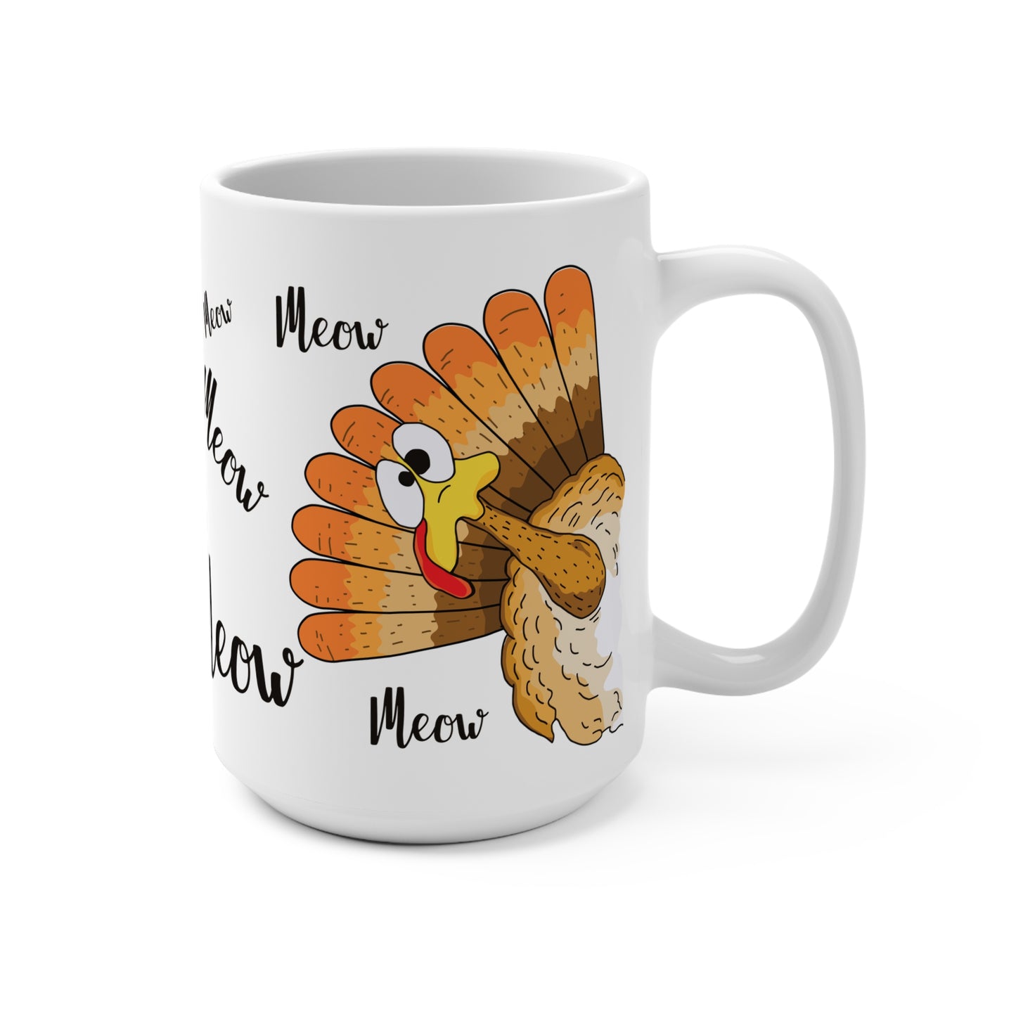 Meowing Turkey Mug