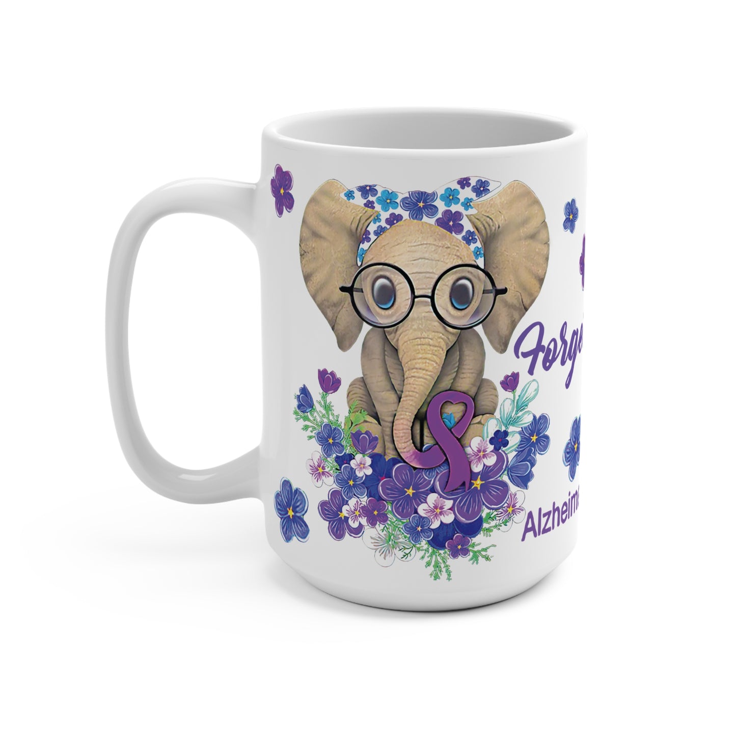Alzheimer's Awareness Forget-Me-Not Mug