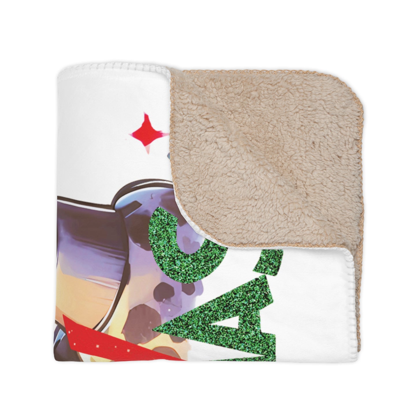 Merry Grinchmas Sherpa Blanket