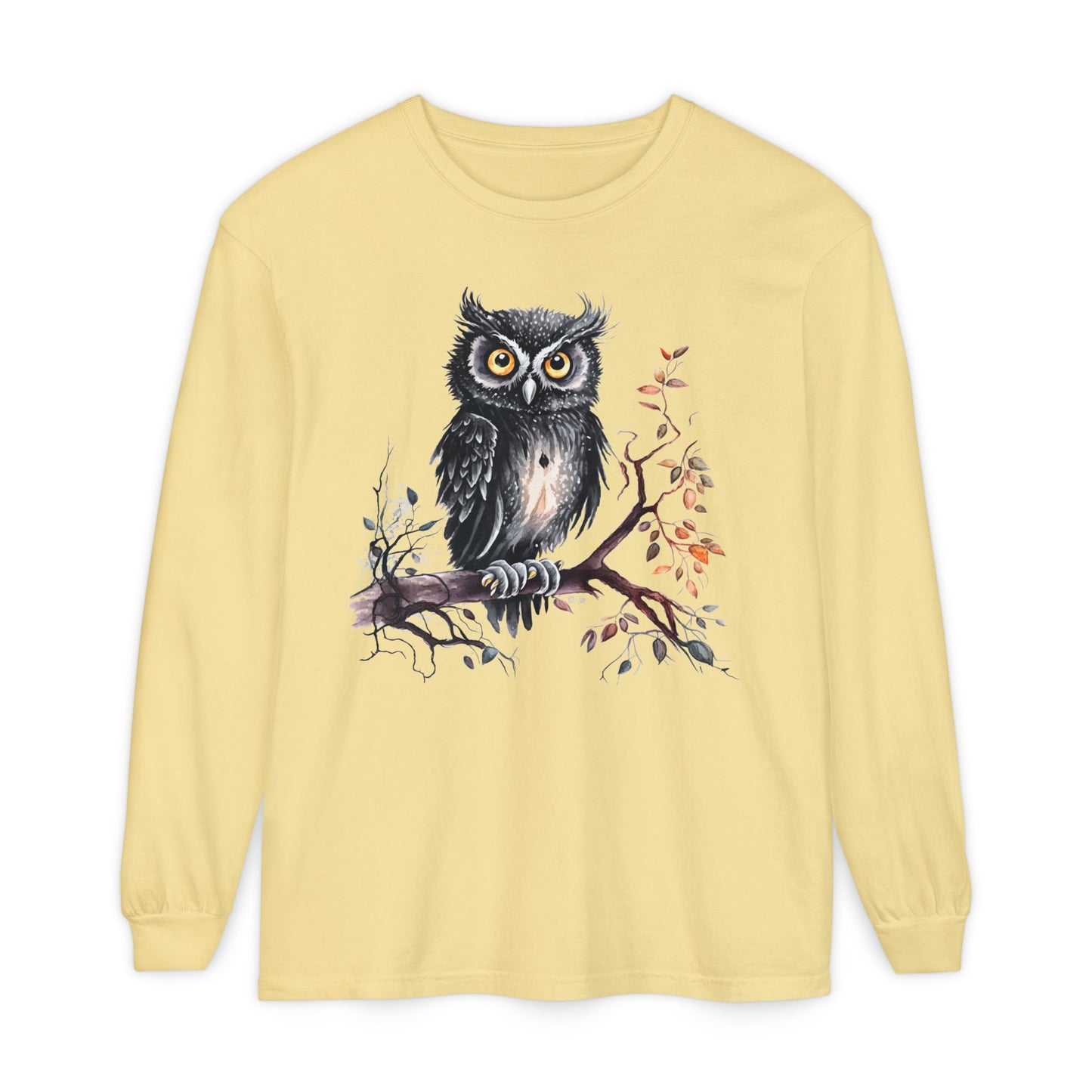 Black Owl Long Sleeve