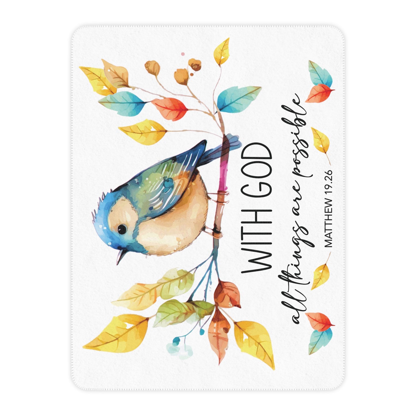 Wings Of Faith Sherpa Blanket