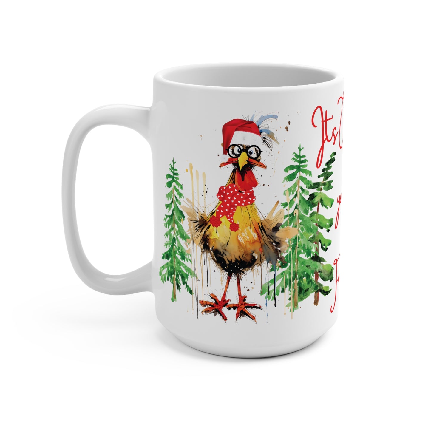 Christmas Chicken Mug