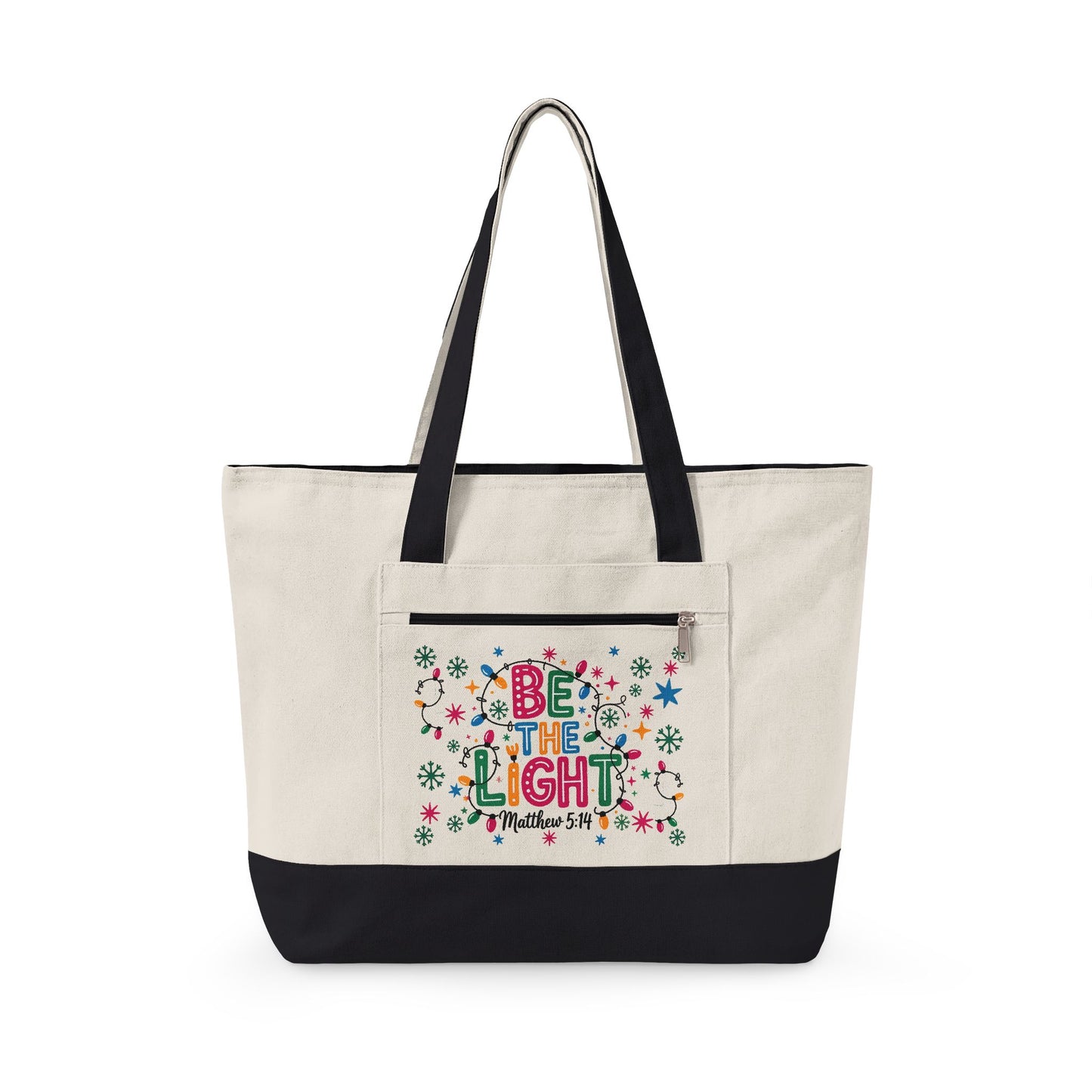 Be The Light Canvas Tote
