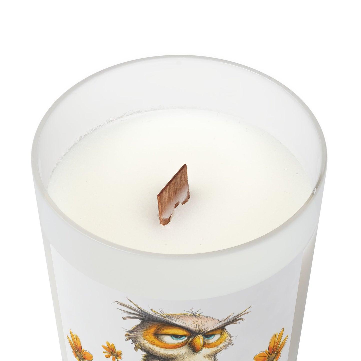 Short Owl Candle