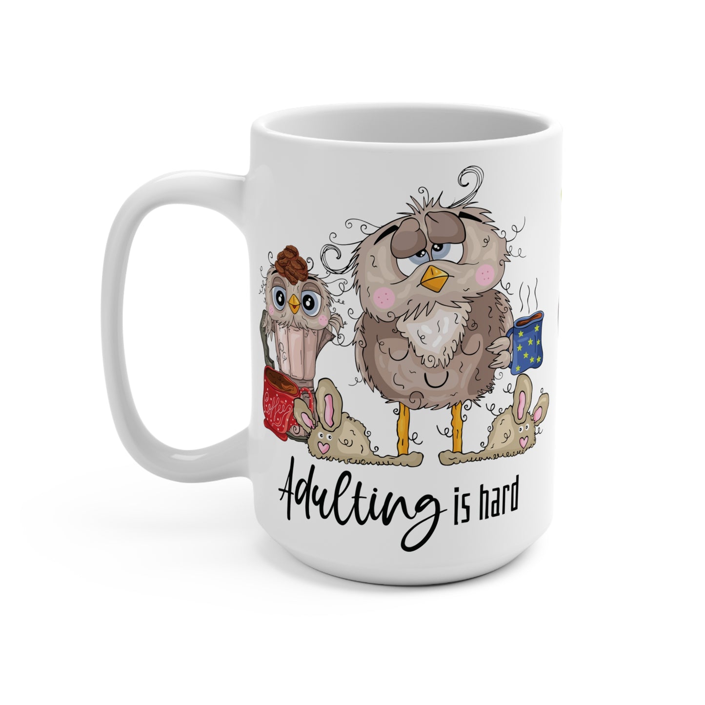 Adulting Owl Mug