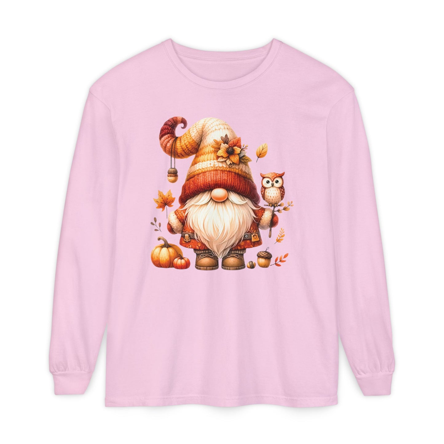 Hello Fall Gnome Long Sleeve