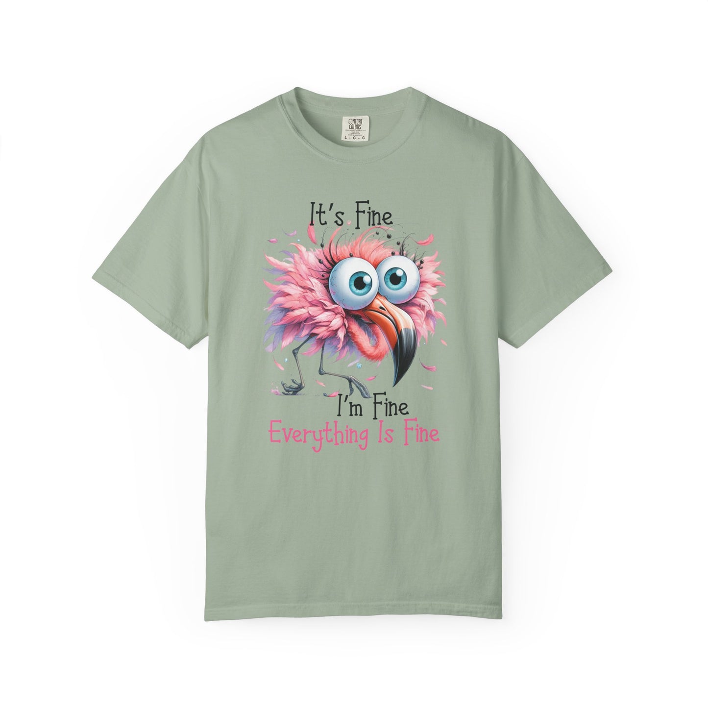 I'm Fine Flamingo T-shirt