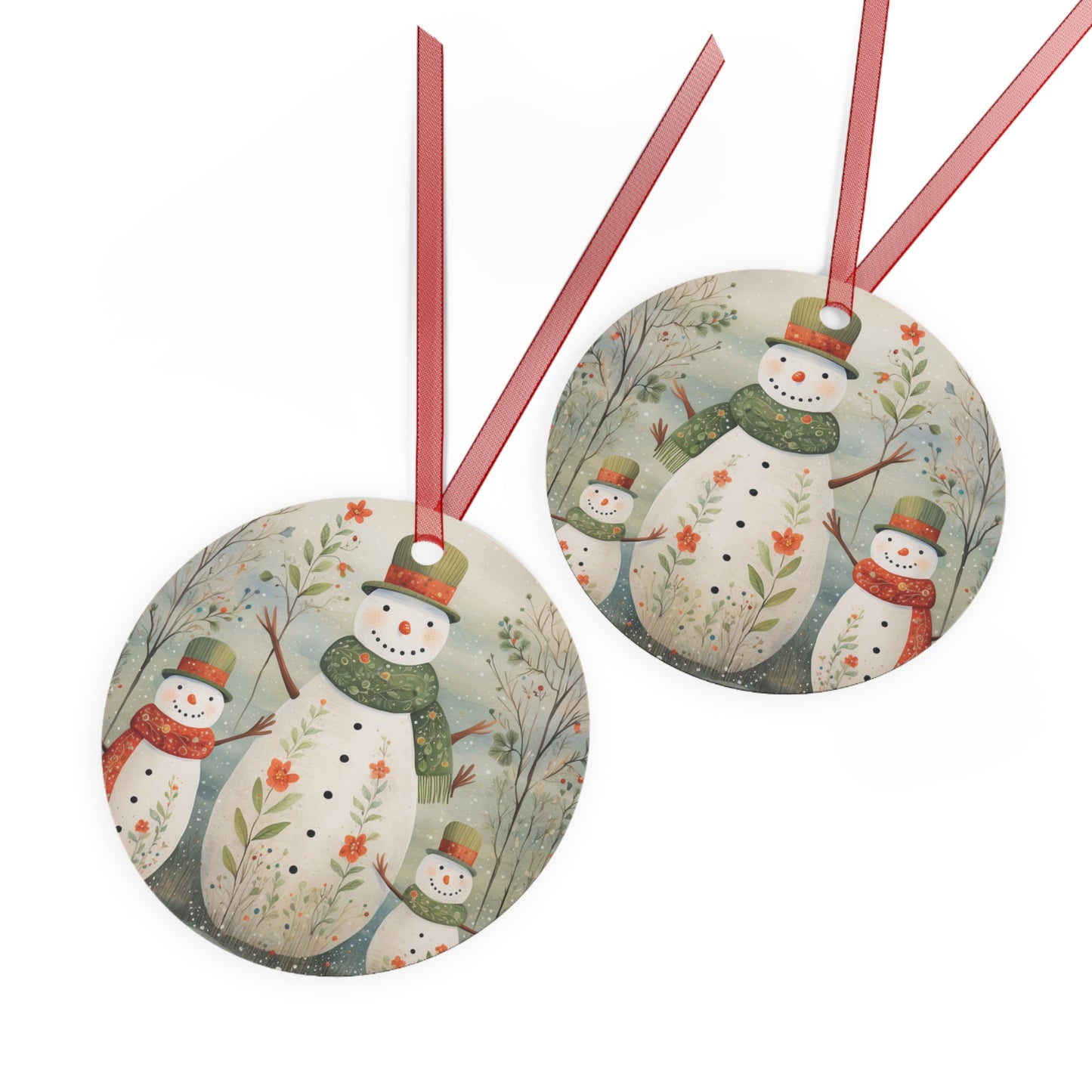 Nordic Snowman Ornament