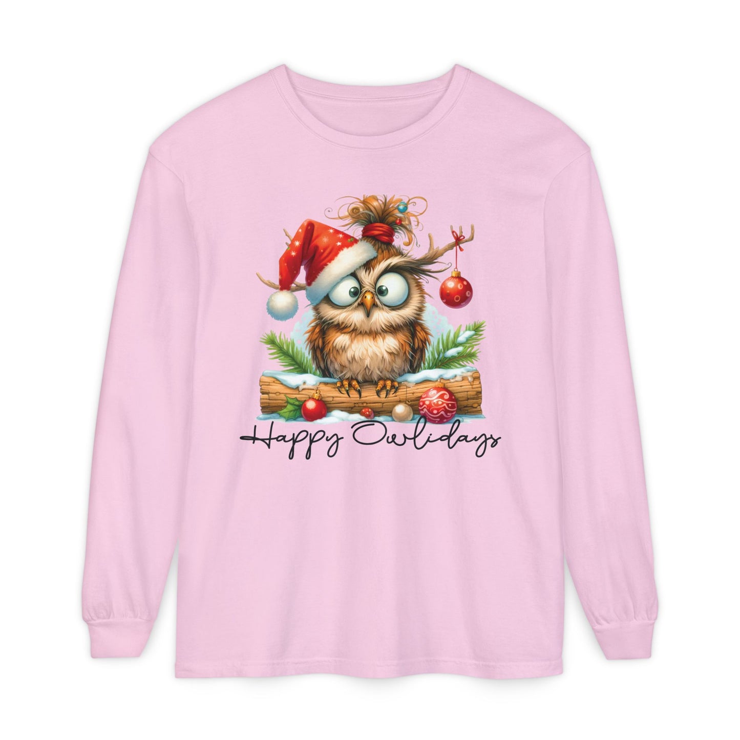 Happy Owlidays Long Sleeve