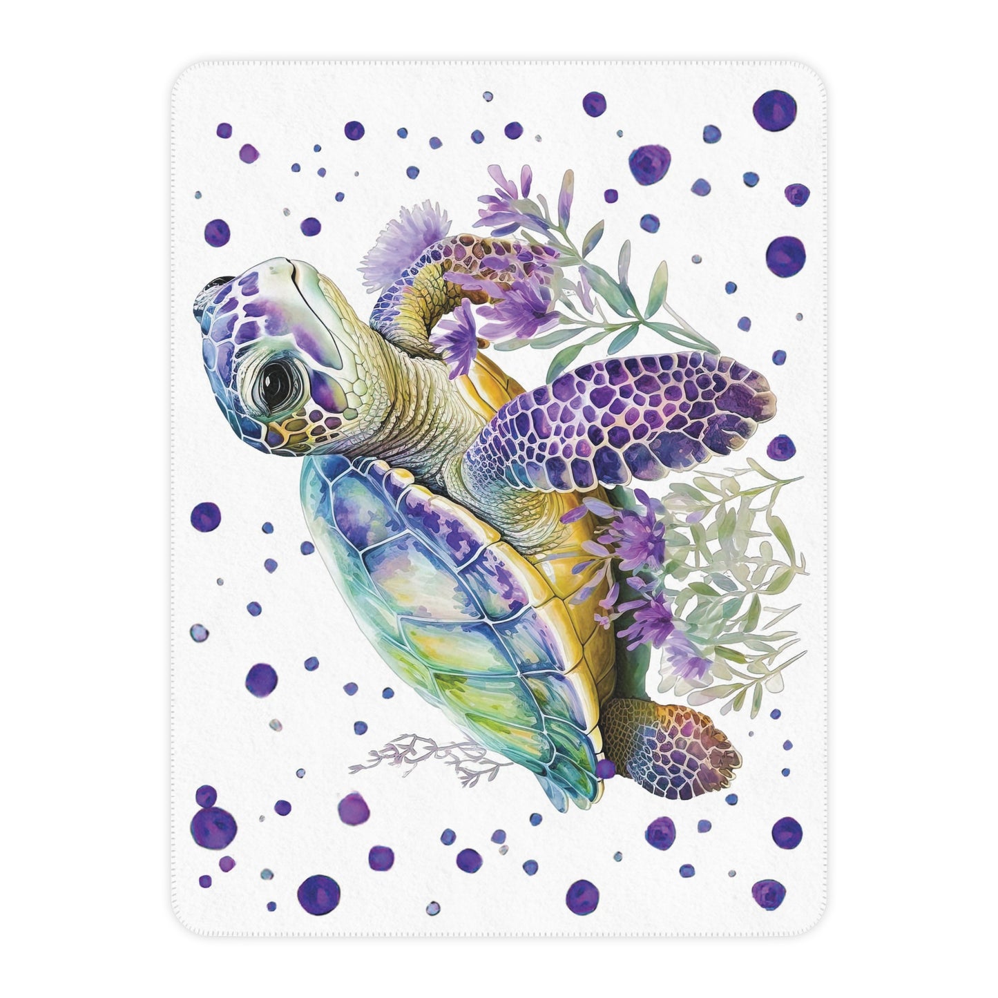 Turtley Love You Sherpa Blanket