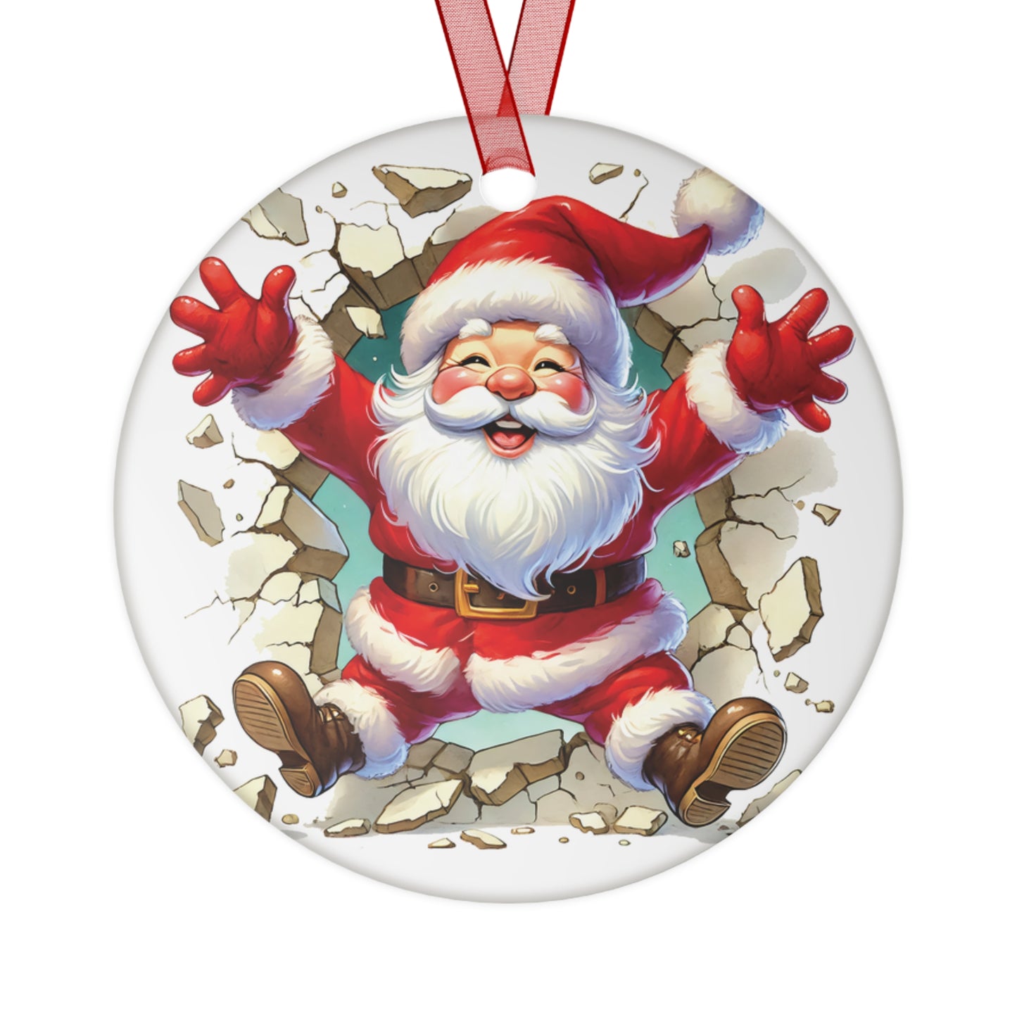 Here Comes Santa Claus Ornament
