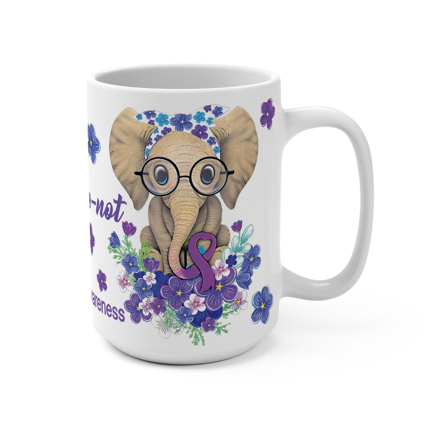 Alzheimer's Awareness Forget-Me-Not Mug