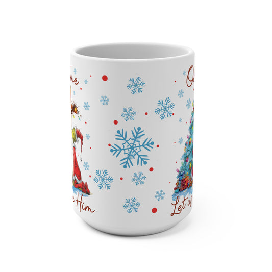 Let Us Adore Him Mug