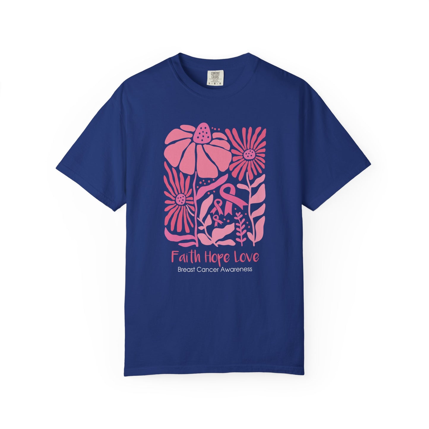 Breast Cancer Faith Hope Love T-shirt