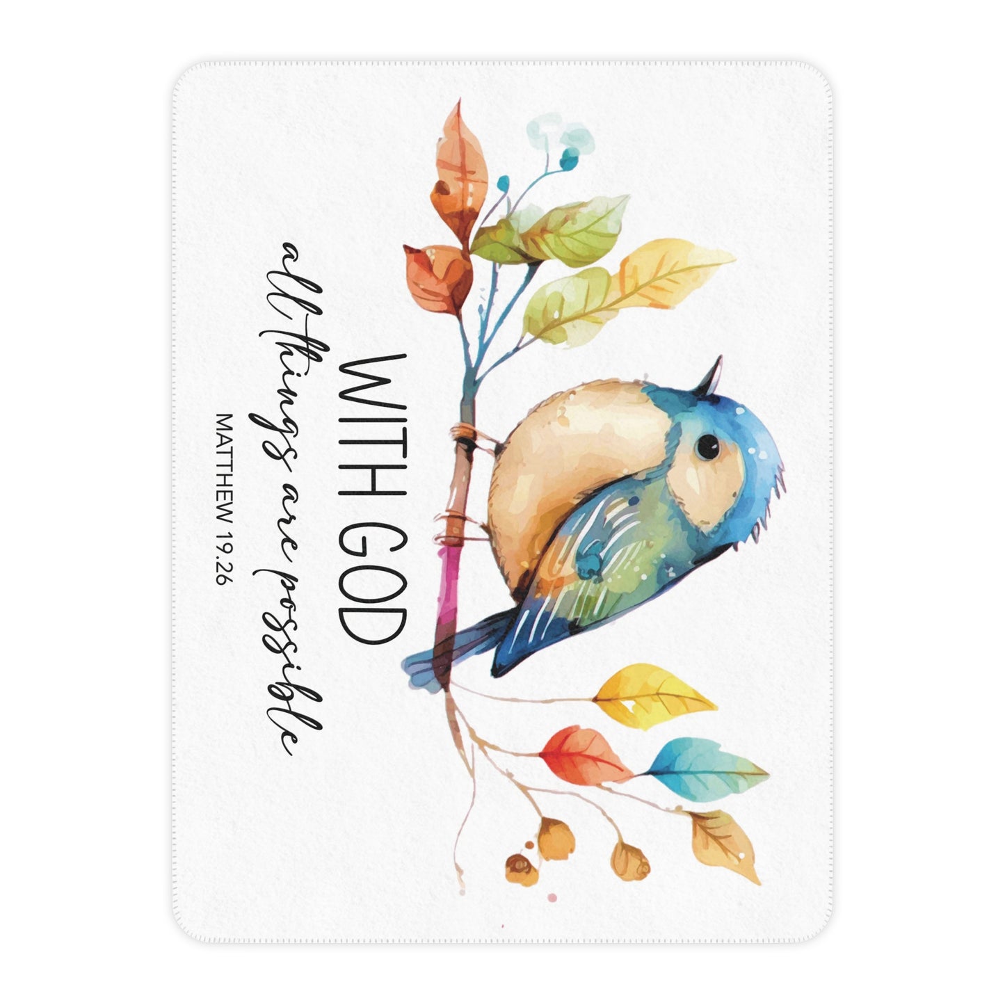 Wings Of Faith Sherpa Blanket