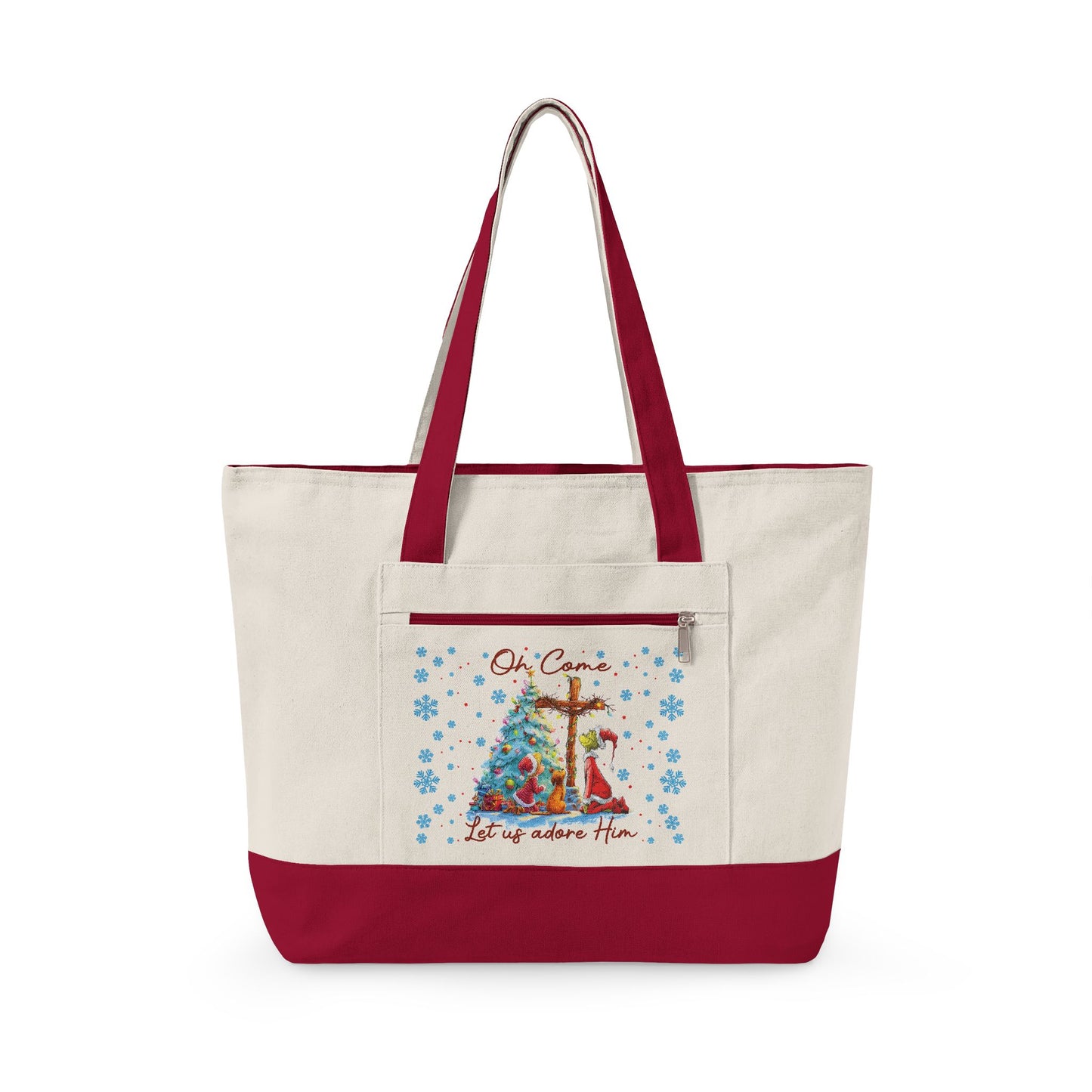Let Us Adore Him Canvas Tote