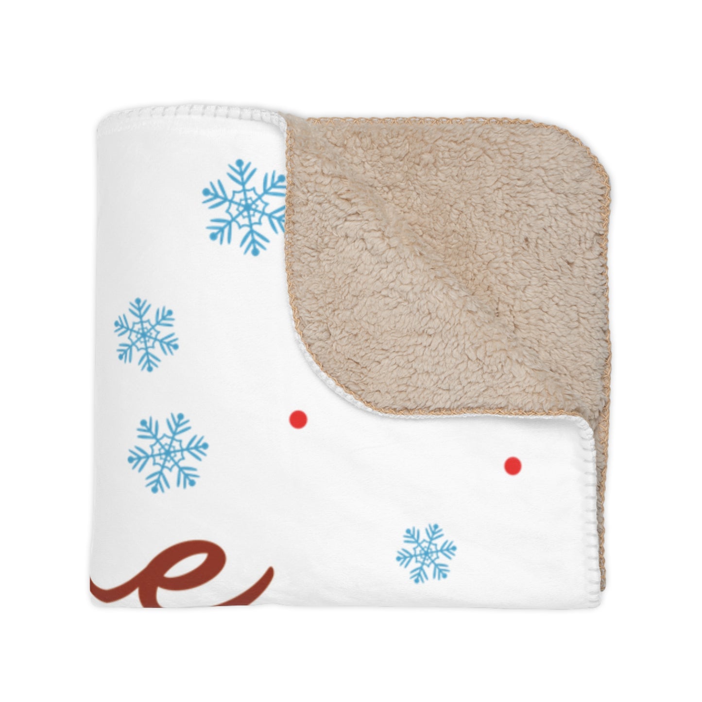 Let Us Adore Him Sherpa Blanket