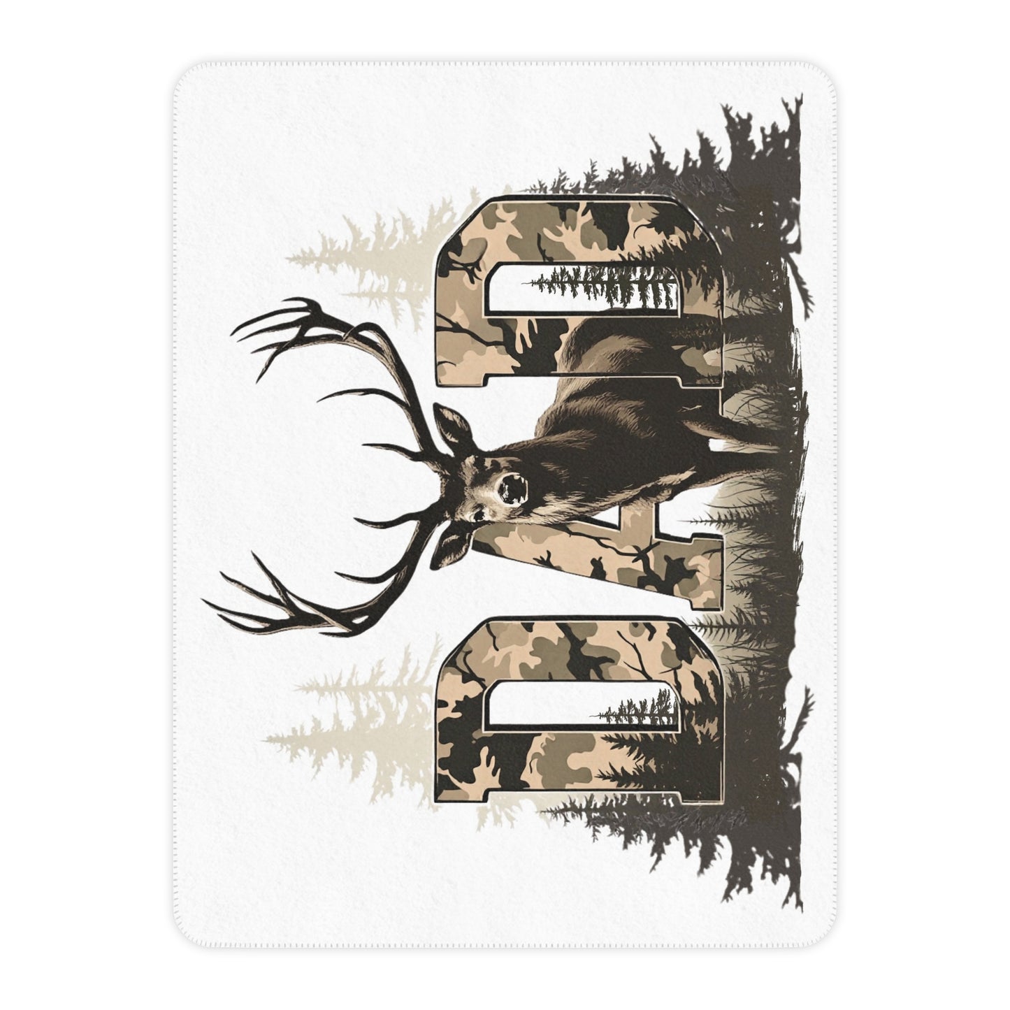 Camo Dad Sherpa Blanket