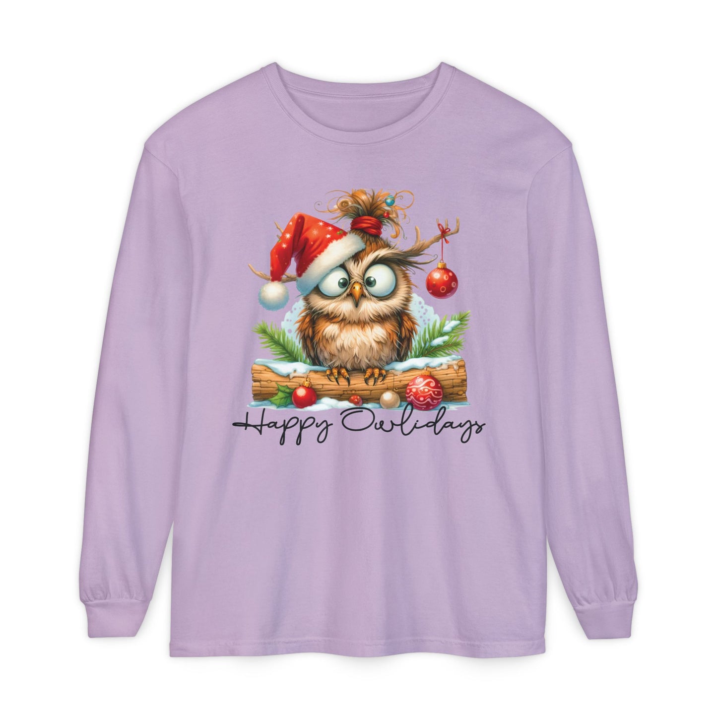 Happy Owlidays Long Sleeve
