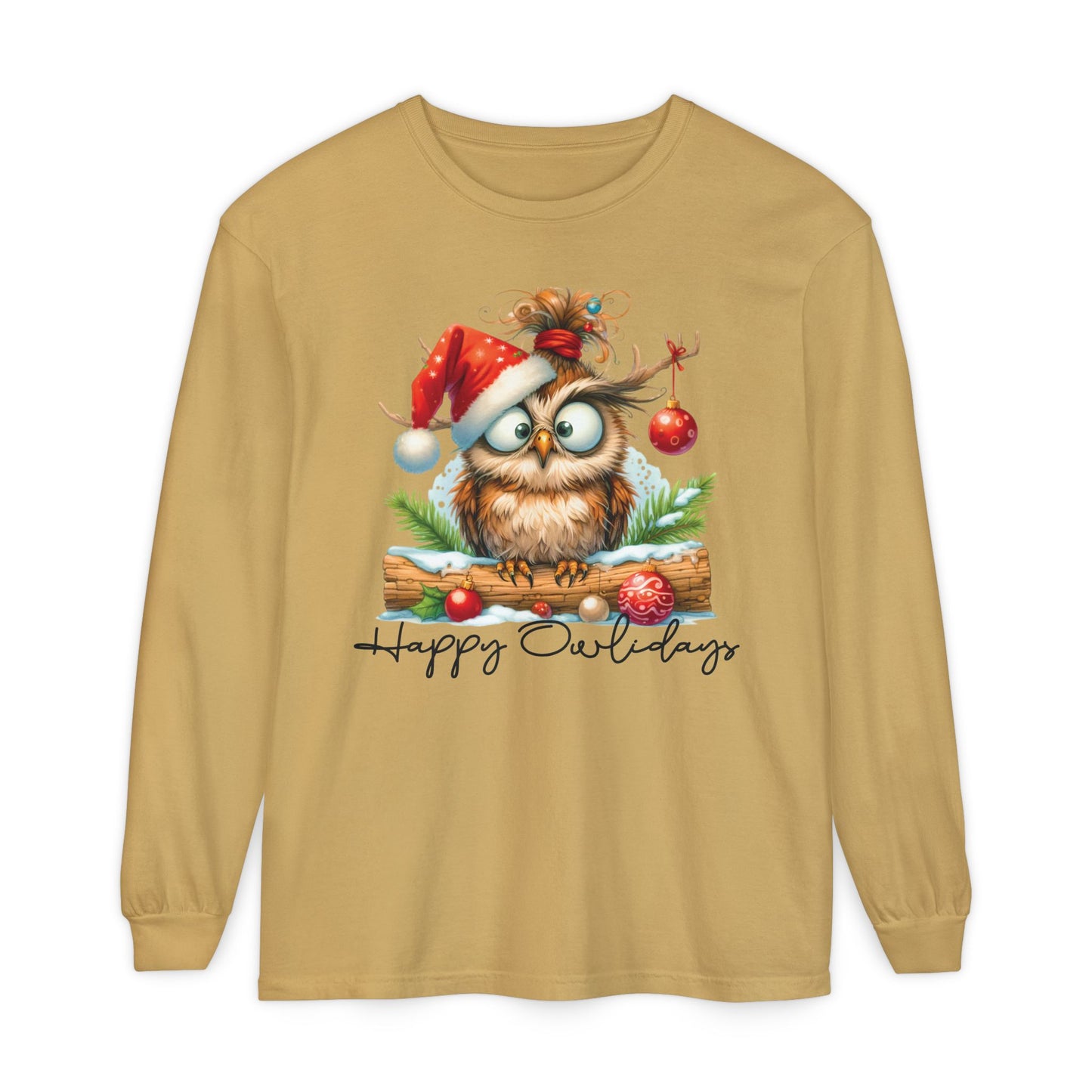 Happy Owlidays Long Sleeve