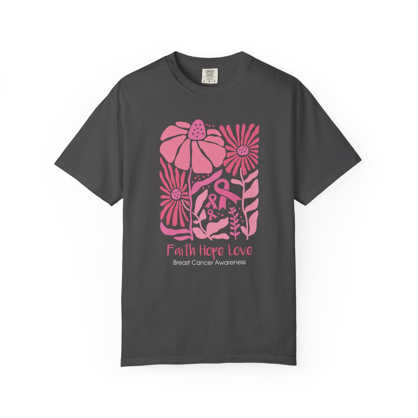 Breast Cancer Faith Hope Love T-shirt