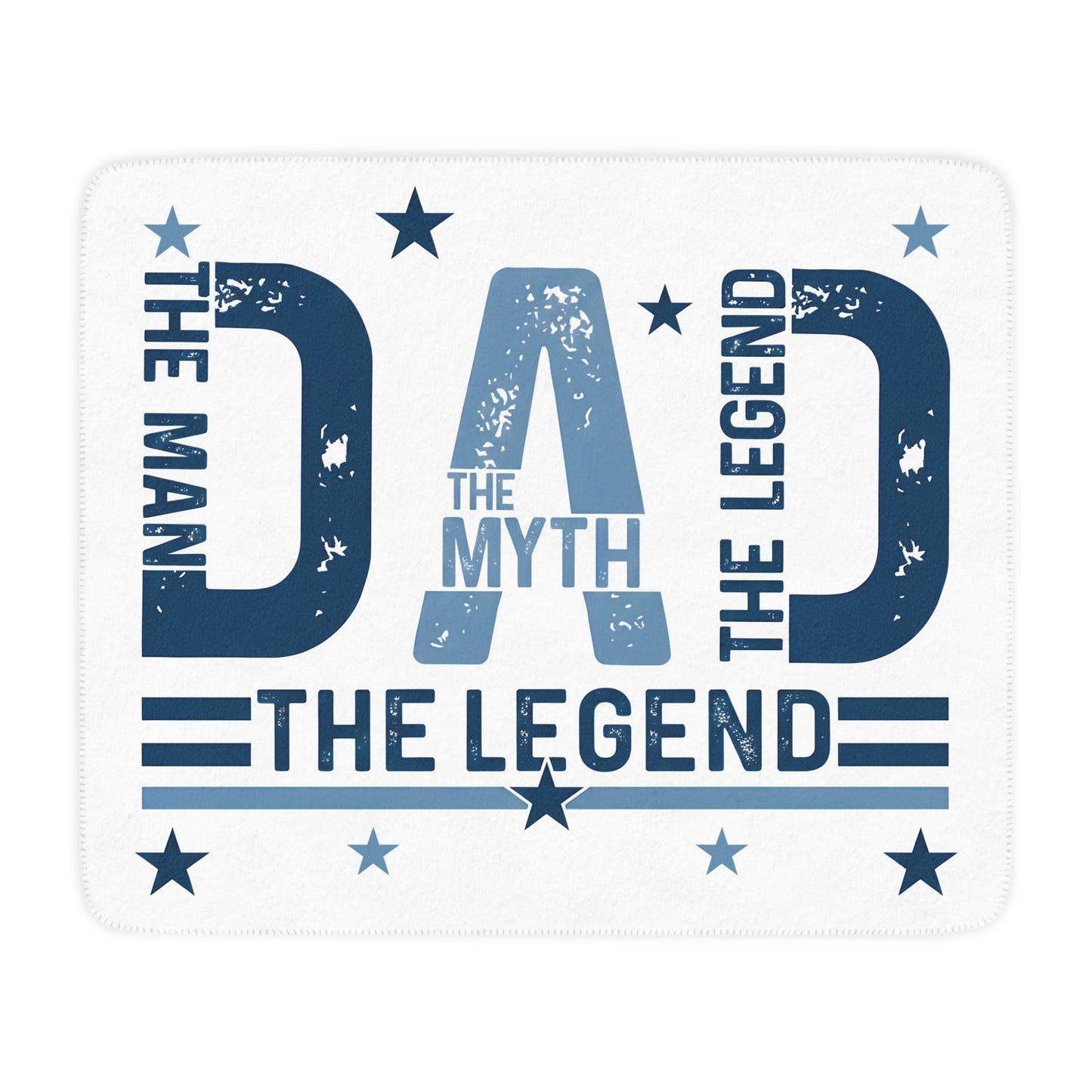 Dad The Legend Sherpa Blanket