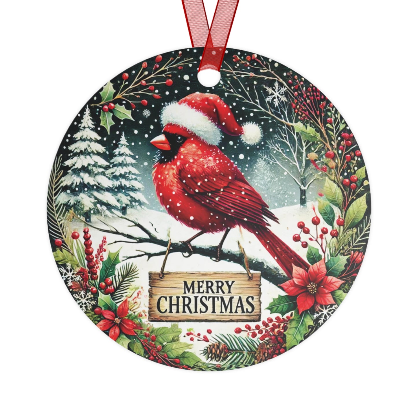Cardinal Christmas Ornament