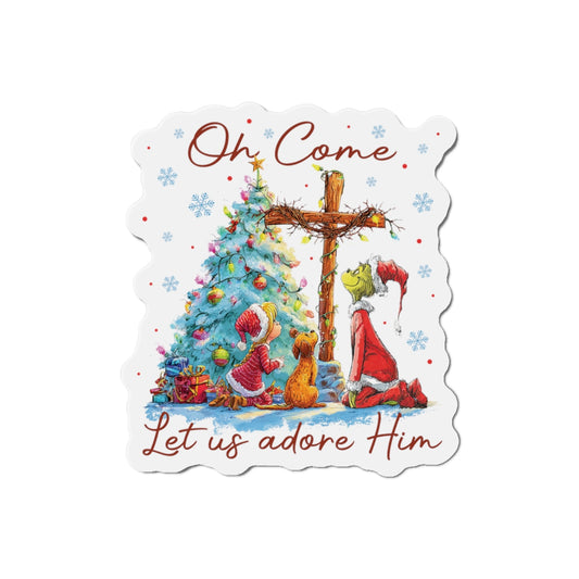 Let Us Adore Him Magnet