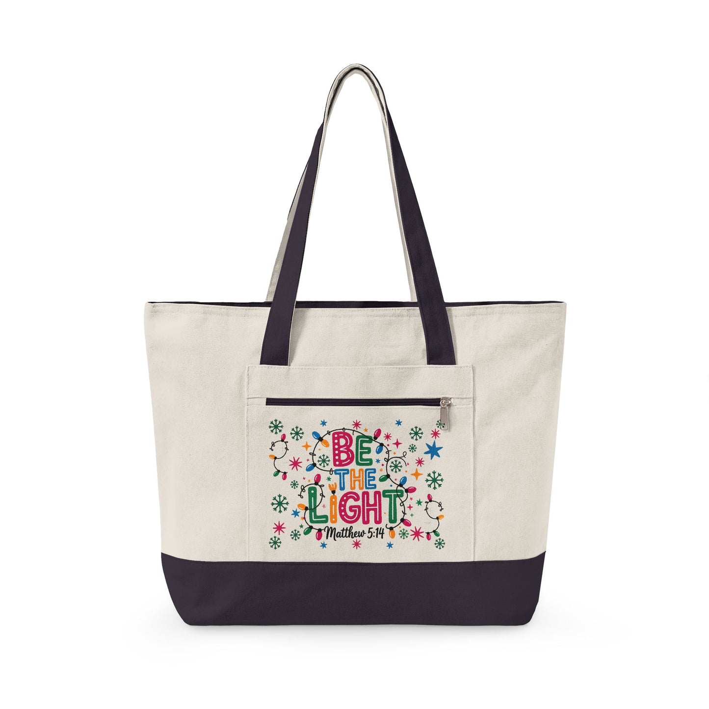 Be The Light Canvas Tote