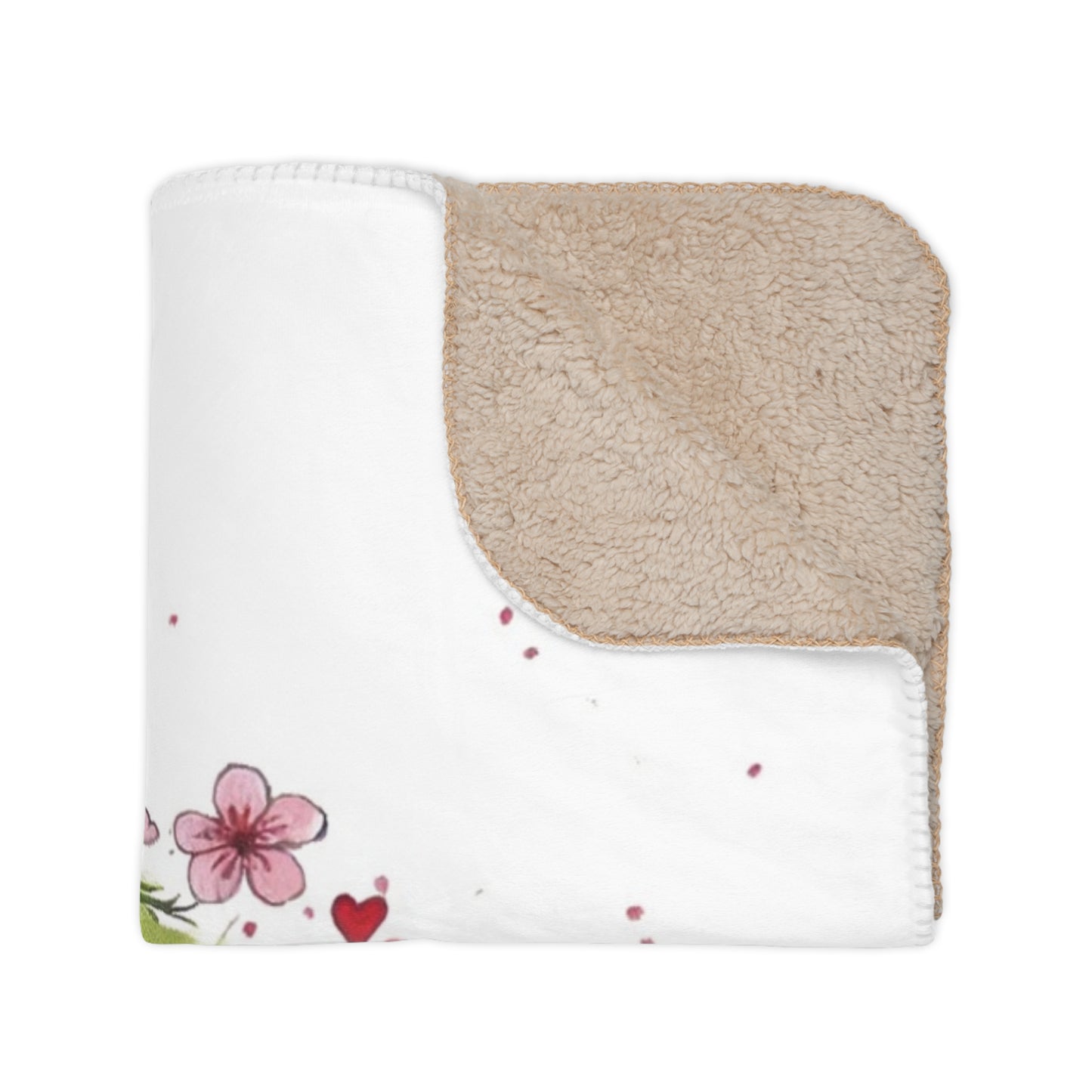 Grinchy Valentine Sherpa Blanket