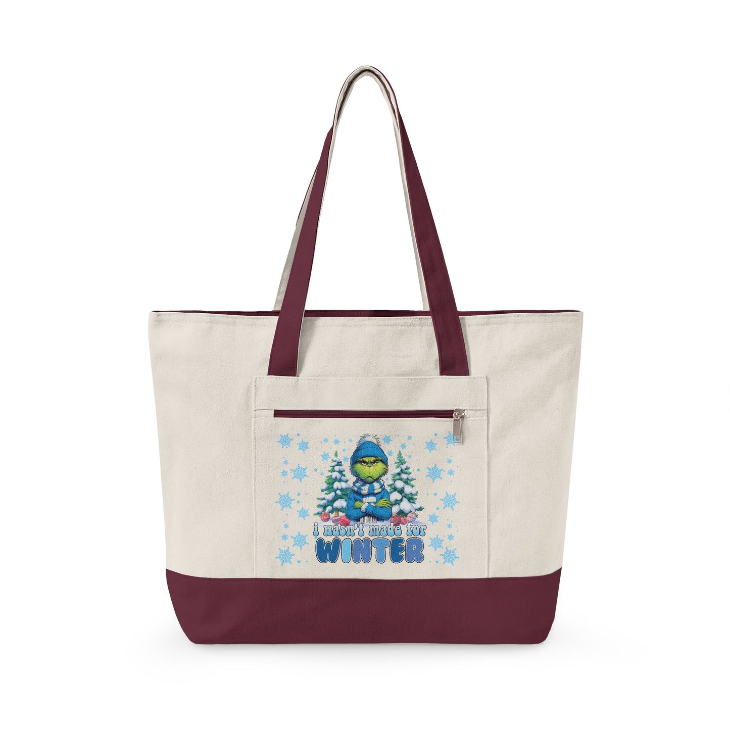 Wasn't Made For Winter Canvas Tote