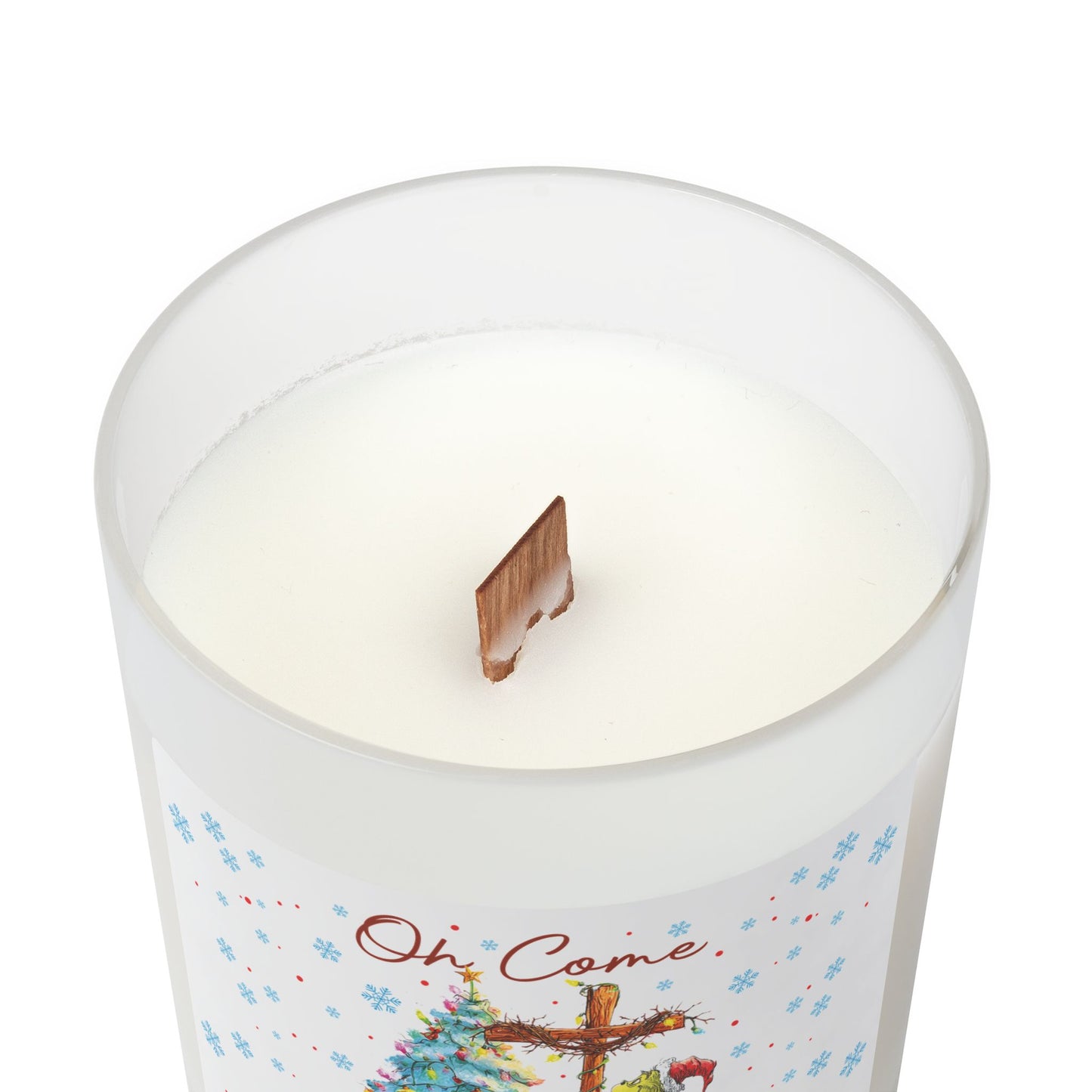 Let Us Adore Him Candle