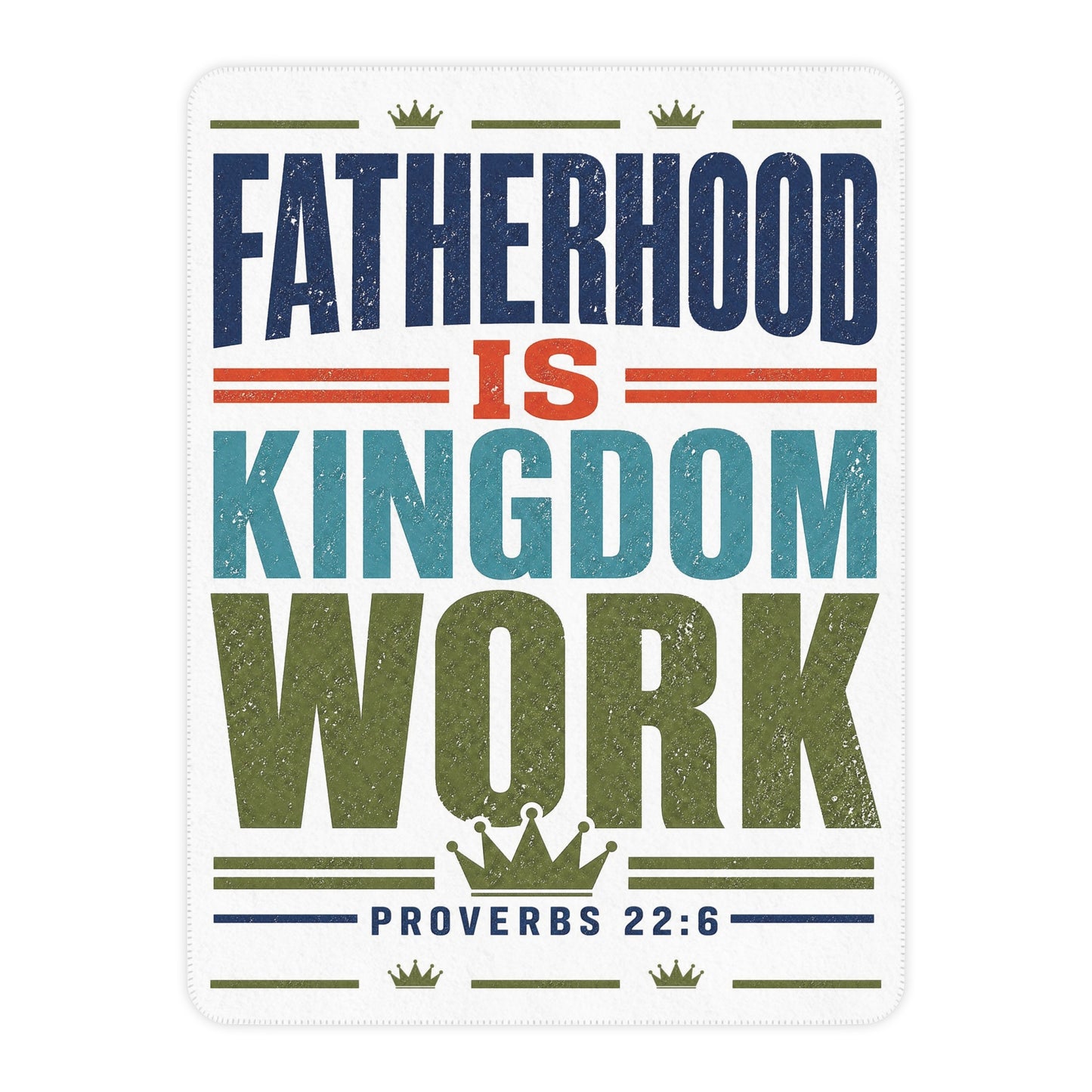 Kingdom Work Sherpa Blanket