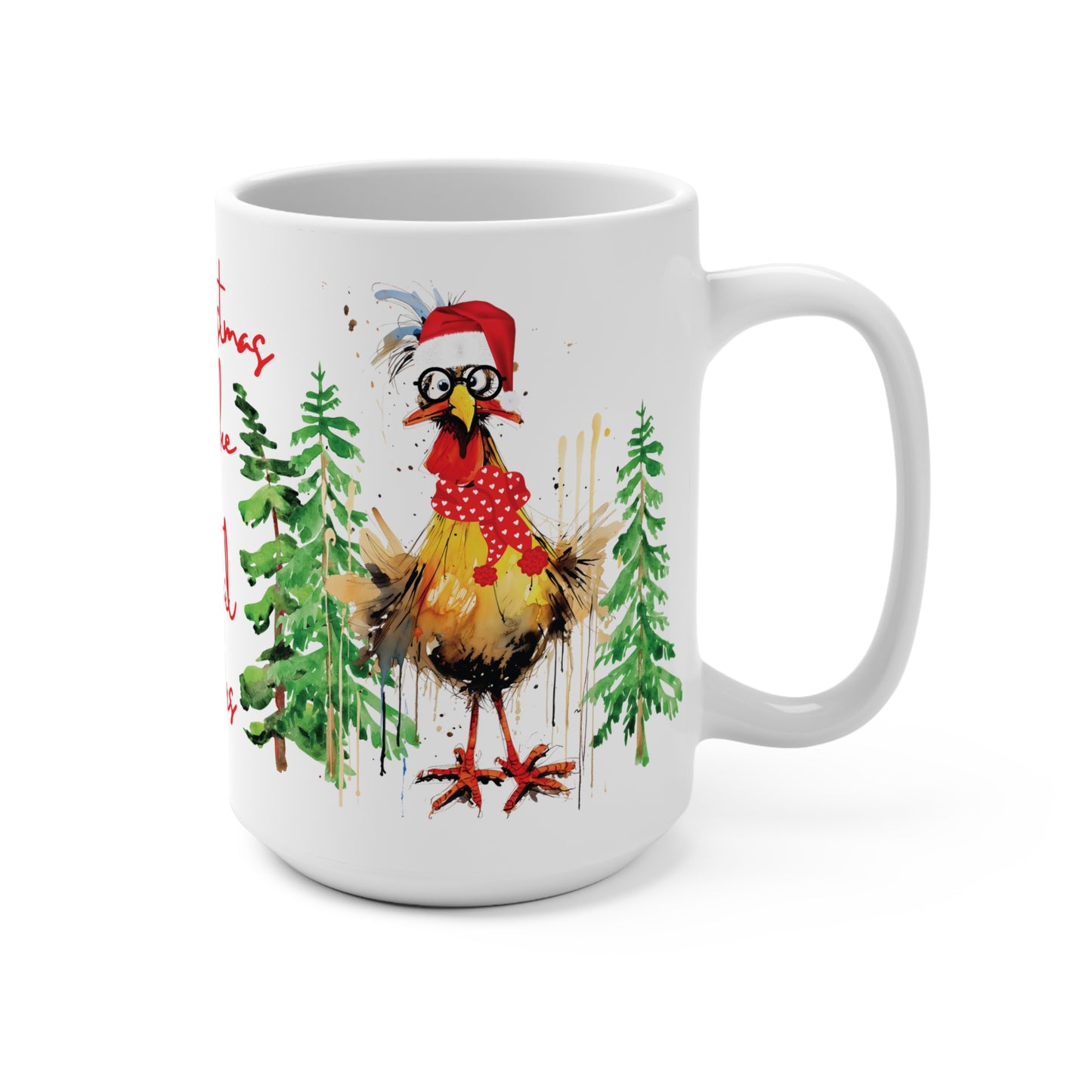 Christmas Chicken Mug